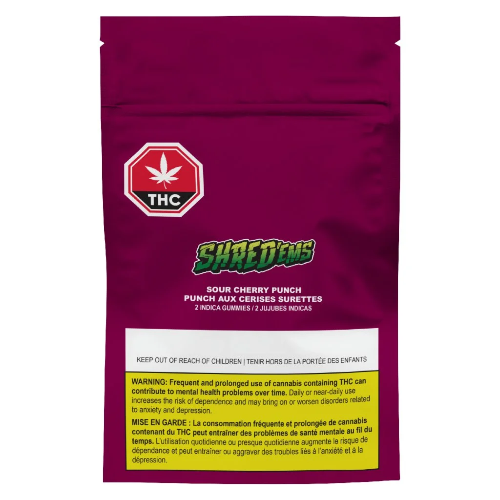 SHRED'EMS - Sour Cherry Punch Gummies - 2 Pack