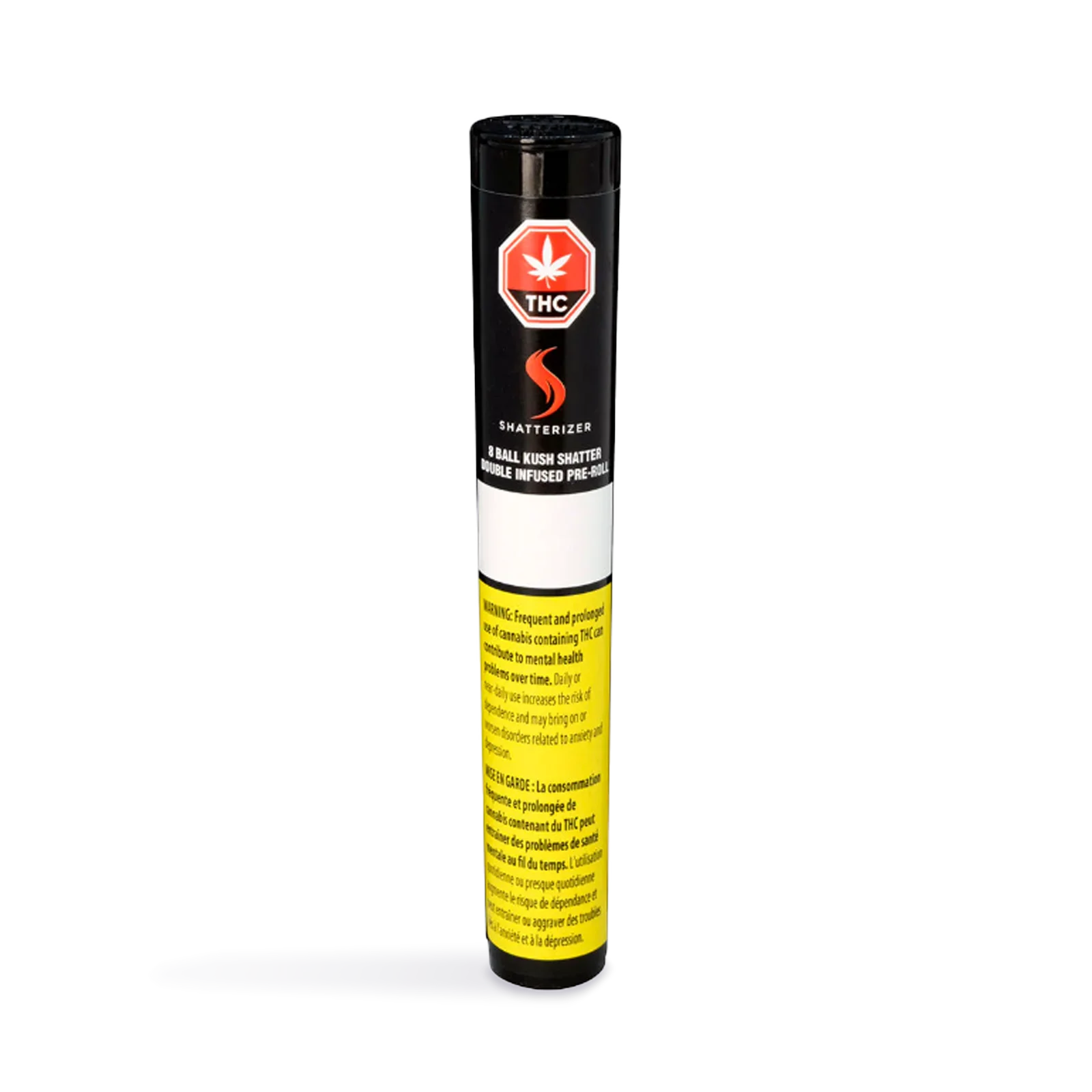 Shatterizer - 8 Ball Kush Shatter Double Infused Pre-roll - 1x1g