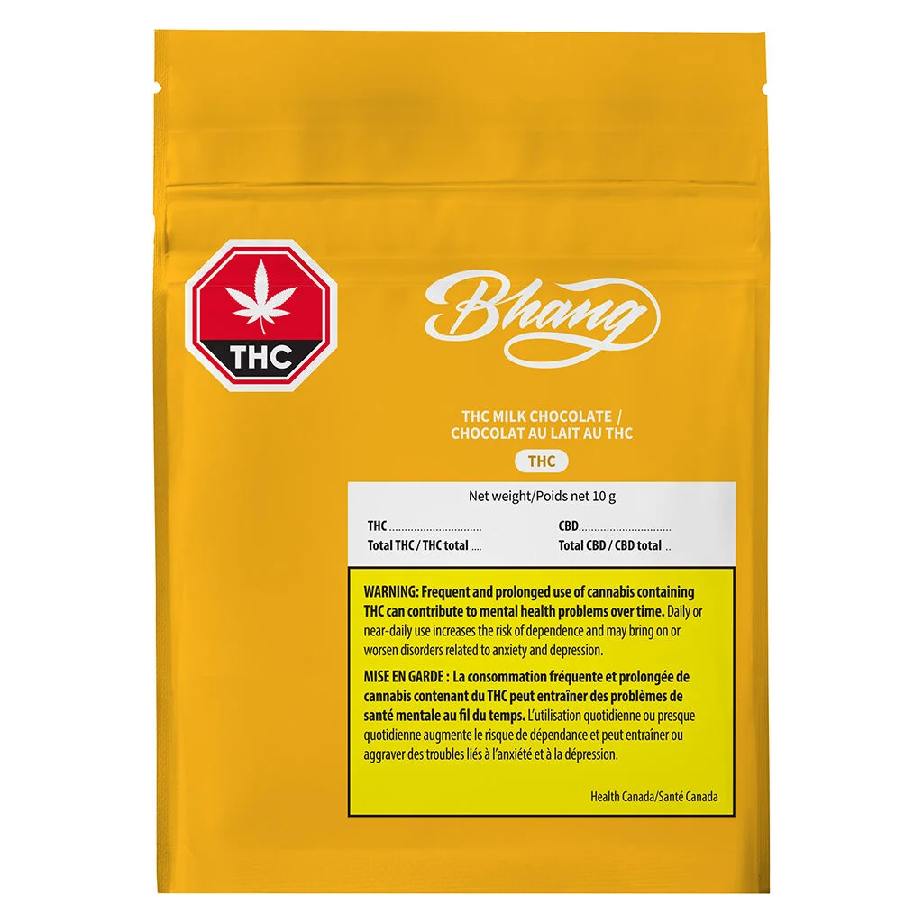 Bhang - THC Milk Chocolate Bar - 1 Pack - NEW